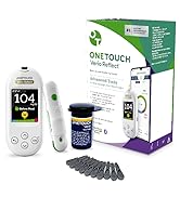 OneTouch Verio Reflect Blood Glucose Meter Kit - Includes Lancing Device, Lancets, Test Strips &amp; ...
