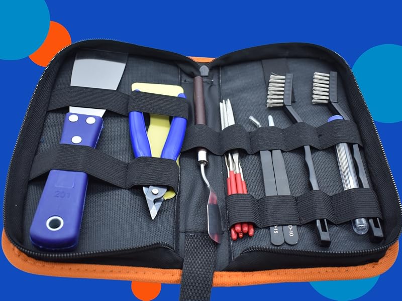 3d printer nozzle cleaning cutting removing tools knife needles pliers tweezers