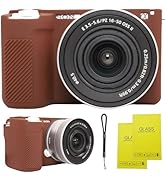 Camera Case for Sony ZV-E10 II/ZV-E10M2 Digital Camera,ZV-E10 II Soft Silicone Protective Bag,Ant...