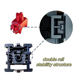 Gateron 0° Silent Silver Keyboard Switches