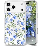 EYZUTAK Magnetic for iPhone 17 Pro Max Case Flower Case Compatible with MagSafe, Pretty Floral St...