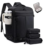 LOVEVOOK 40L Travel Backpack for Women Men, Airline Approved Carry On Luggage with 3 Cubes Access...