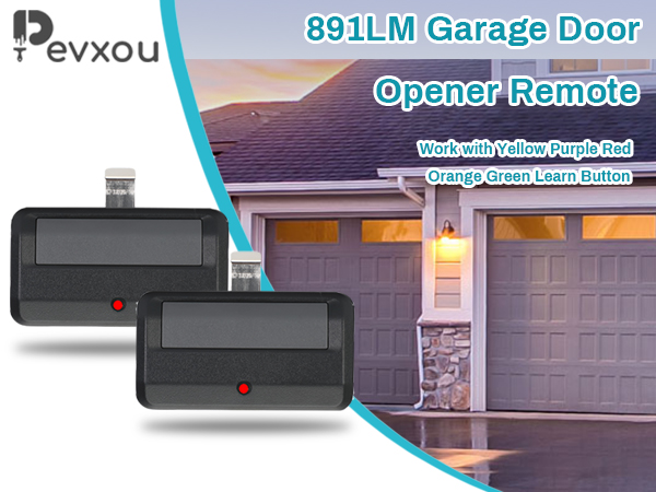 891LM Garage Door Opener Remote