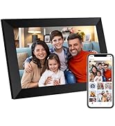 Anna Bella Digital Picture Frame 10.1 Inch IPS HD Touch Screen WiFi Smart Digital Photo Frame wit...