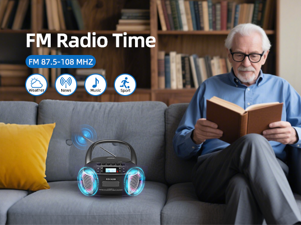 CD and Cassette Player