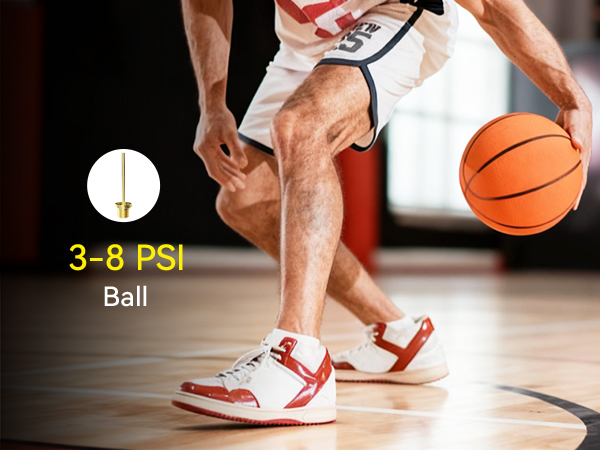 Portable Tire Inflator for Ball