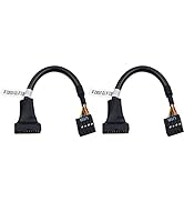 Duttek USB 3.0 Header to USB 2.0,USB 3.0 to USB 2.0 Motherboard Adapter Cable,19 Pin USB3.0 Male ...