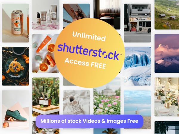 Mandoe Media Digital Signage Studio - Unlimited Shutterstock access