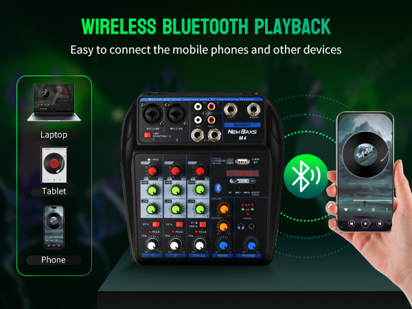 bluetooth dj mixer