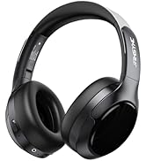 Hybrid Active Noise Cancelling Headphones, Bluetooth 6.0 Over Ear Headphones, 120H Battery Fast C...