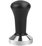 LntJoQxbm 58mm Professional Coffee Tamper, Good Grip Espresso Tamper, with Stainless Steel Flat B...