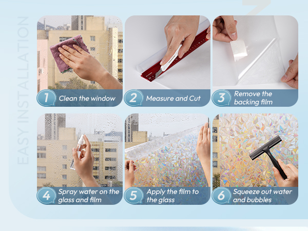 removable window film for glass
