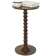 Fultyle Round Side Table, Small Drink Table for Small Spaces, Modern Accent End Table Coffee Tabl...