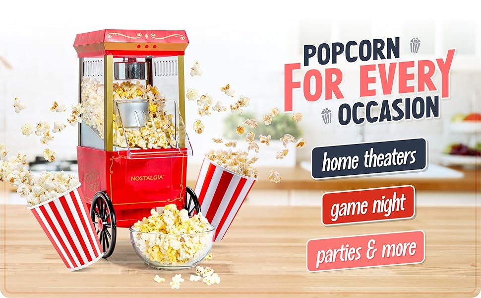Red Popcorn Cart Popcorn for every occasion