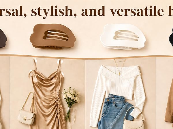 Universal, stylish, and versatile hair clip