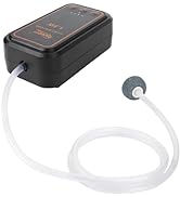 hygger Aquarium Air Pump, Rechargeable Portable Oxygen Pump with Single/Dual Outlets, Ultra Quiet...