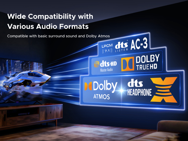 Wide Compatibility withVarious Audio Formats
