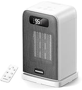 MORENTO Space Heater, Portable Space Heaters for indoor Use, Auto Temperature Control, LED Displa...