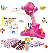 Hoarosall Drawing Projector for Kids, Art and Craft Kit, Toys for Girls Aged 3+, Drawing Supplies...