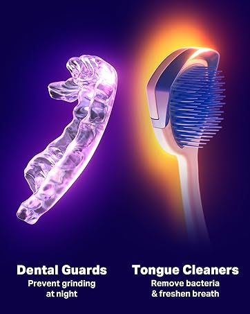 Mouth Guards, prevents clenching and grinding at night