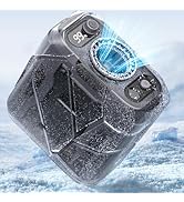 Koonie Portable Waist Clip Fan, Personal Fan with 100 Speed Levels, Belt Cool Clip on Pants with ...