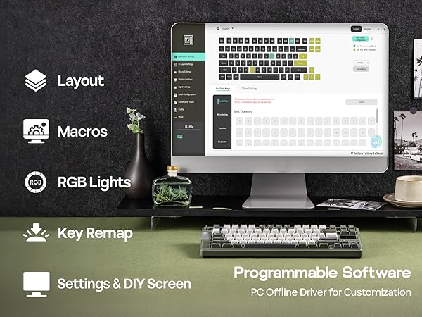 RT85 Wireless Gaming Keyboard