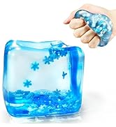 ZTATU Ice Cube Squishy Toys Stress Balls for Kids and Adults (1PCS) Autism Sensory Toys Squishy S...