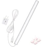 Under Cabinet Light, 12 Inch Plug in LED Closet Light with Memory Function, Cold White 6000K, Sup...