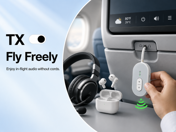 Airplane Bluetooth Adapter for Travel