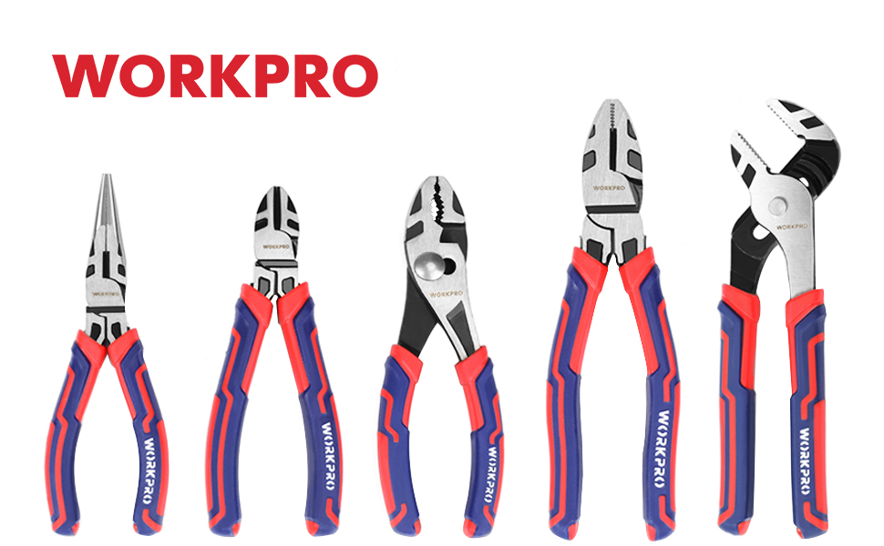 pliers tool set for mechanics plyers diagonal tongue groove slip joint wire needle nose joint 