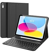 CHESONA Keyboard Case for iPad 10th Generation 10.9inch - 2022, Detachable Bluetooth Keyboard, St...