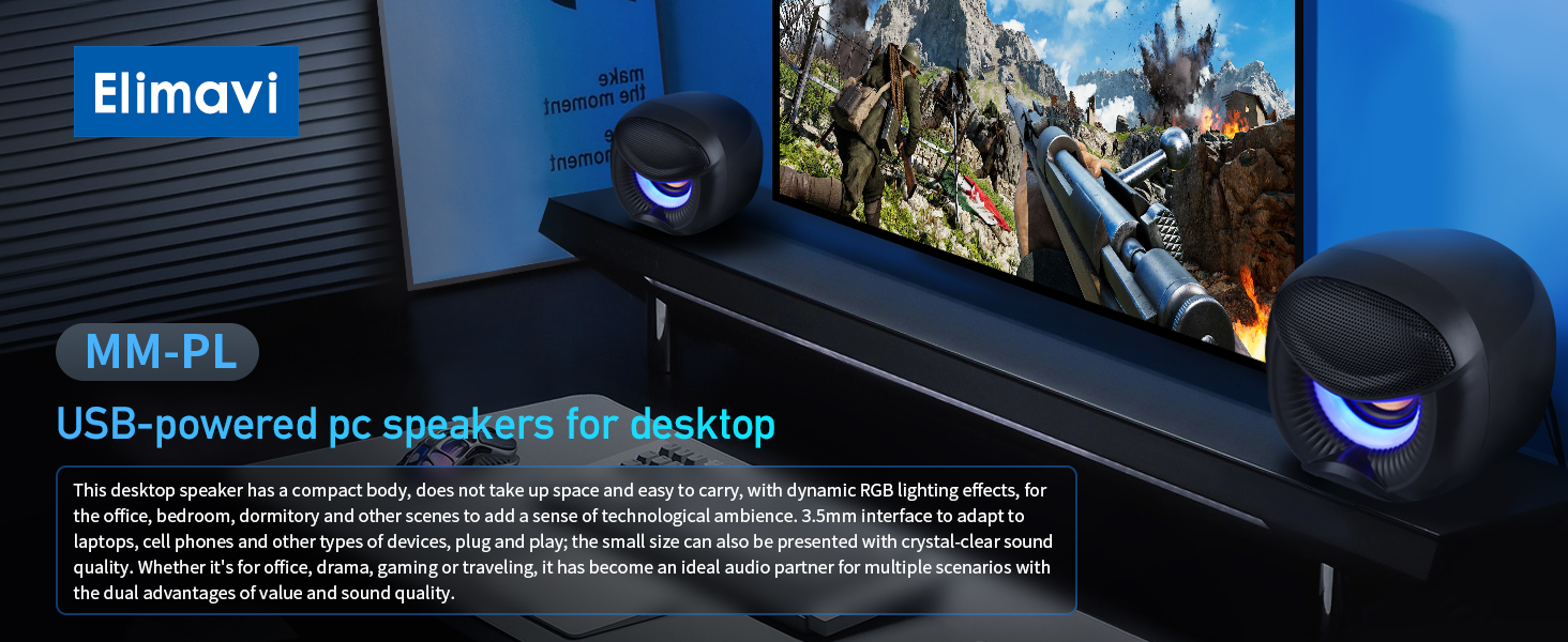 Introduction to USB-powered desktop speakers