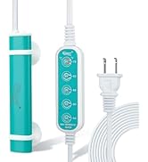 hygger Mini Submersible Aquarium Heater, Turtle and Betta Tank Heater with Digital Display/Five-K...