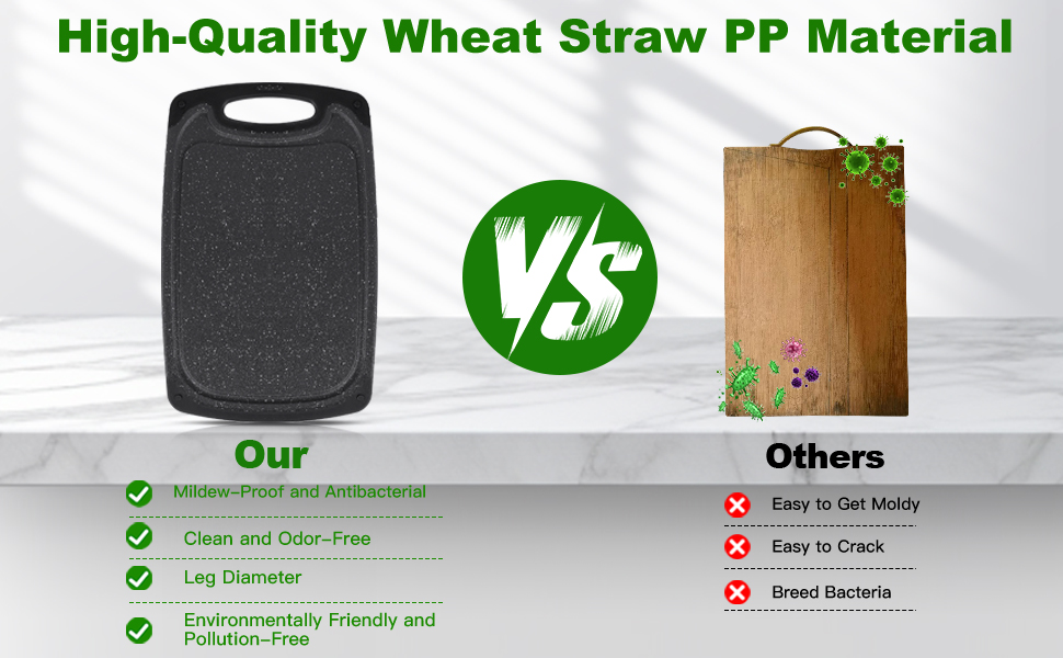 High-Quality Wheat Straw PP Material