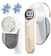 DBC Fabric Shaver with 15000r/Min Powerful Motor, LED Display, 3-Speeds, 6-Leaf Blades, Large Sha...