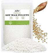 Soy Wax, BOYUJK Premium Natural Candle Wax, 100% Organic Soy Wax for Candle Making from Farm, No ...