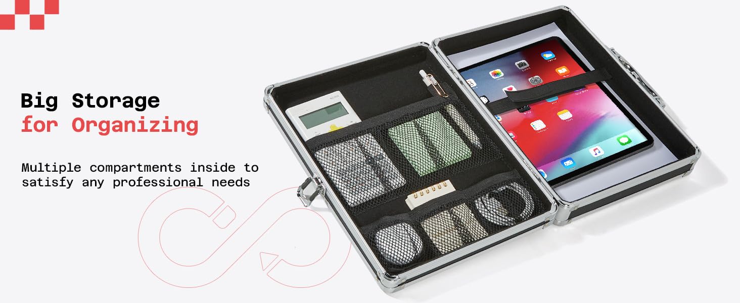 clipboards with storage and handle