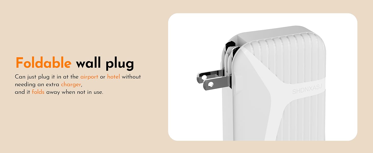 power bank built in wall plug