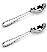 HANSGO Ice Cream Scoop, 2PCS Ice Cream Spoons Non-Stick Scoopers Antifreeze for Gelato Frozen Yog...