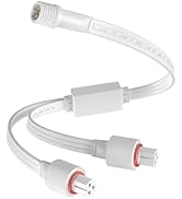 Y-Connector Splitter Extension Cable for Govee Permanent Outdoor Lights,IP68 Waterproof 3-Pin Ext...