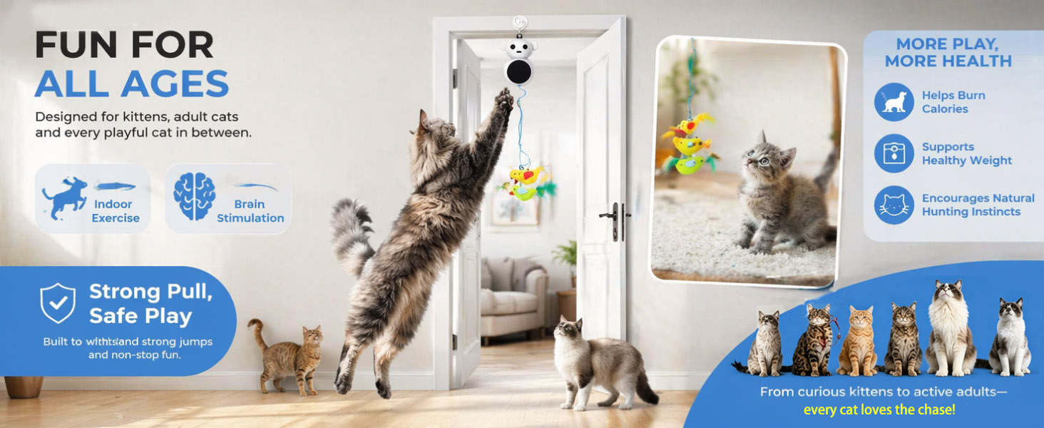 flying bird cat toys for indoor cats electronic cat toys kitty toys for indoor cats