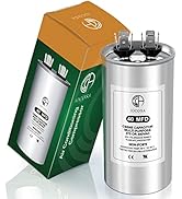 40µf ±5% 40 MFD 370/440 VAC 50/60Hz CBB65 Dual Run Start Round Capacitor for Condenser Straight C...
