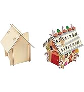 Colorations Easy-Build Gingerbread House Kit for 6