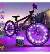 TINANA 2 Tire Pack LED Bike Wheel Lights Ultra Bright Waterproof Bicycle Spoke Lights Cycling Dec...