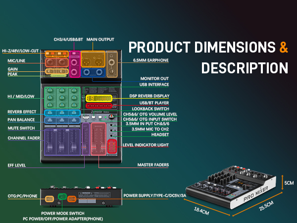 audio mixer dj mixer audio interface dj controller sound board dj board