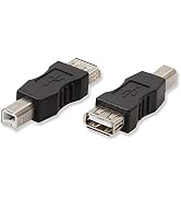 Electop 2 Pack USB 2.0 A Female to USB B Print Male Adapter Converter