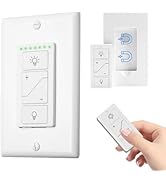 Smart Dimmer Light Switch with Wireless Remote, Compatible with Alexa for Voice Control, No Hub R...