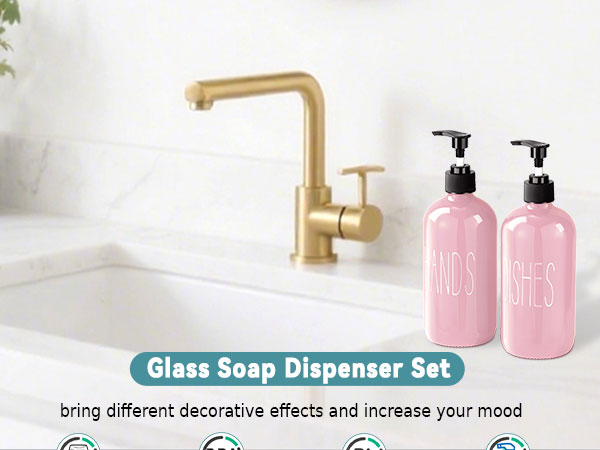 dish soap dispenser for kitchen sink hand soap dispenser glass soap dispenser with pump
