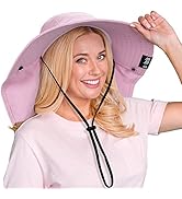 Womens Hiking Hat Wide Brim Hat with Large Neck Flap UPF 50+ Sun Protection Hats