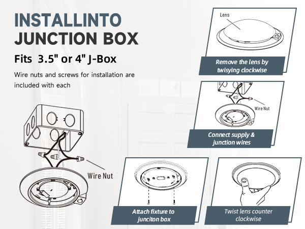 j box compatible recessed light